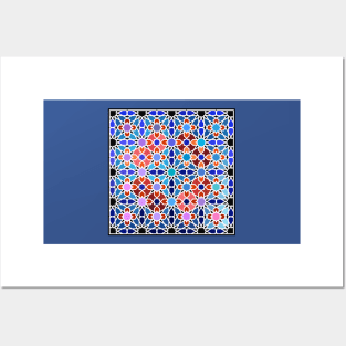 Zellige Islamic Geometry Posters and Art